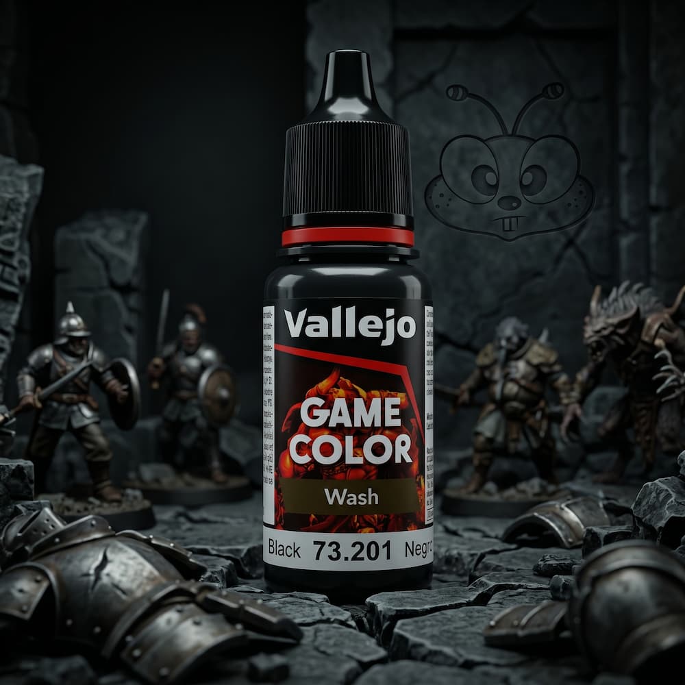 Vallejo Game Color Wash Black Paint