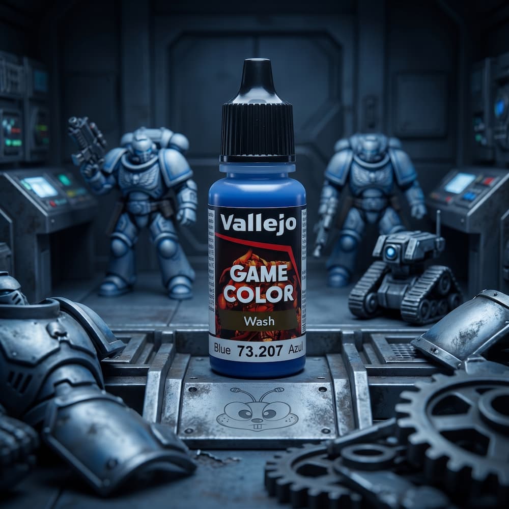 Vallejo Game Color Wash Blue Paint