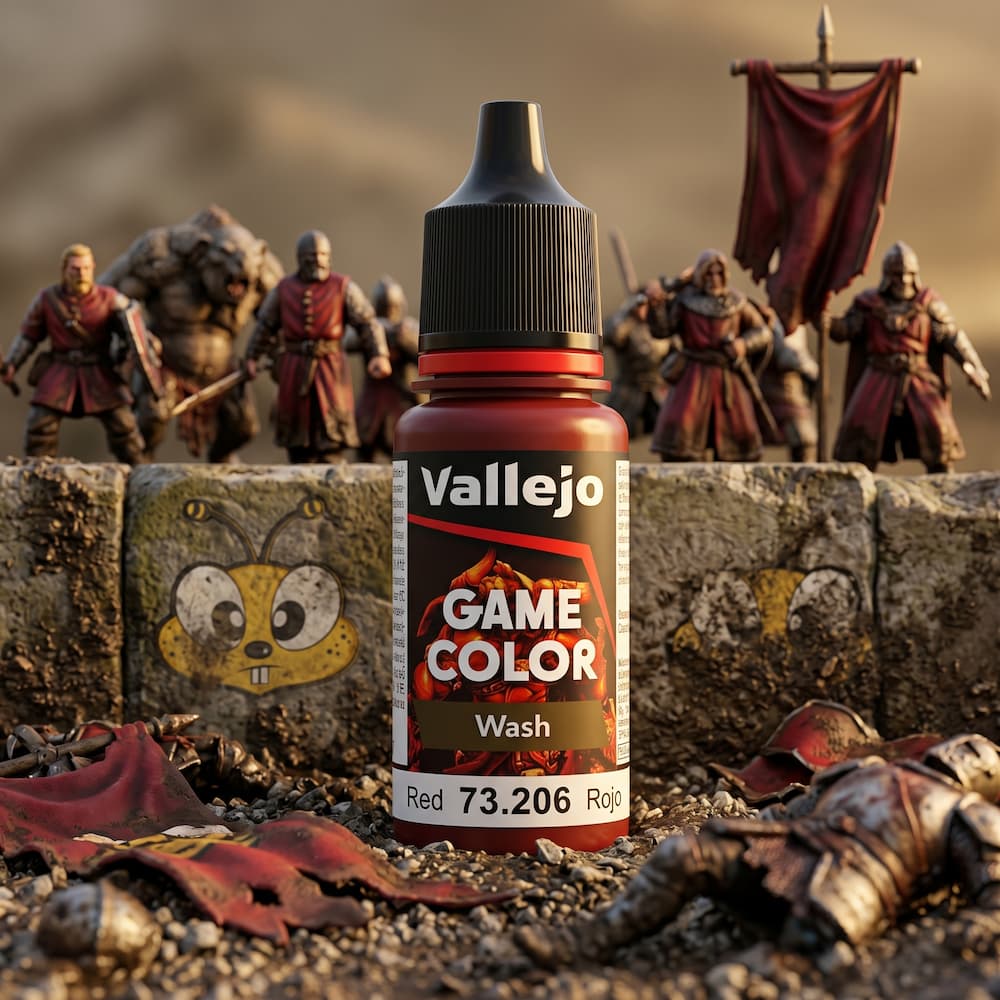 Vallejo Game Color Wash Red Paint