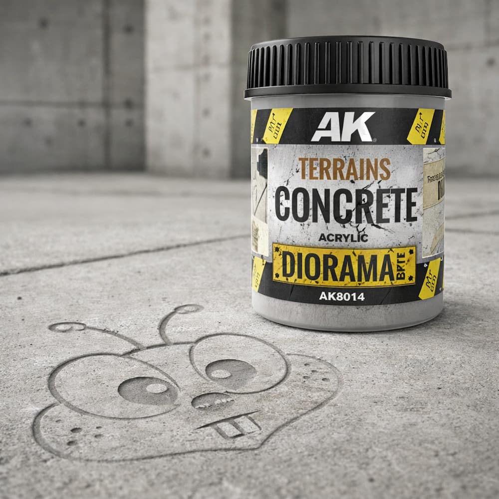 Wargame Terrain Concrete 250ml