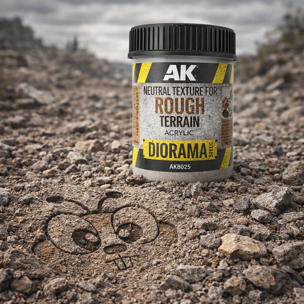 Wargame Terrain Neutral Texture For Rough Terrain 250ml