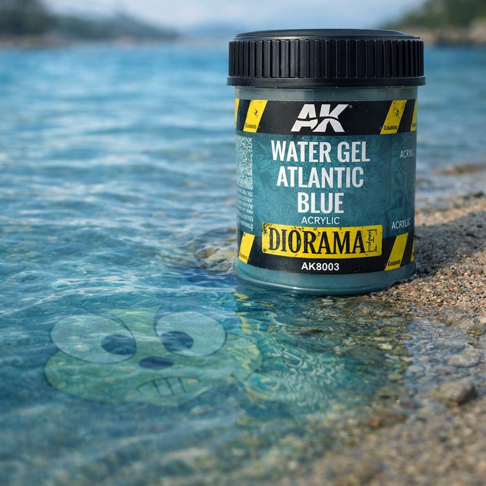 Wargame Terrain Water Gel Atlantic Blue 250ml
