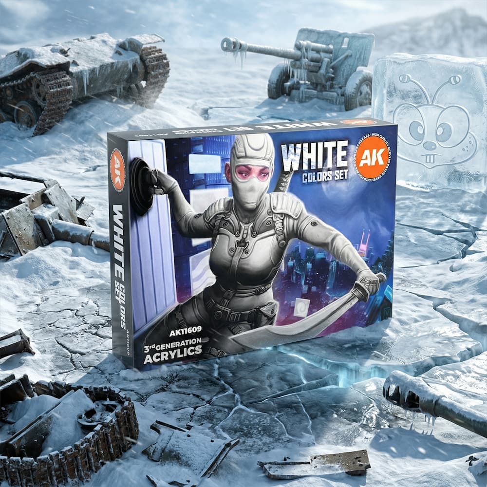 White Color Paint Kit