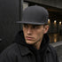 YP Classics Premium Snapback Cap Dark Grey Back View