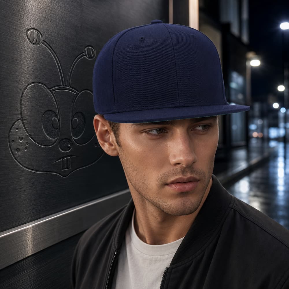 YP Classics Premium Snapback Cap Navy