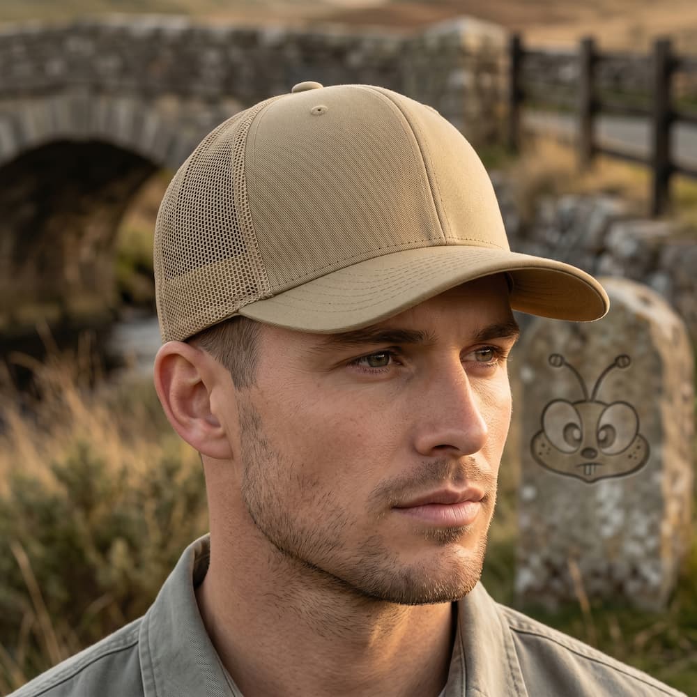 Yupoong 6606 Trucker hat In Khaki
