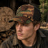 Yupoong Black Camo Trucker Hat