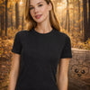 Zenana Basic Crew Neck Tee Black