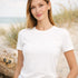Zenana Basic Crew Neck Tee White