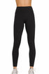 Zenana Buttery Soft High Waist Leggings Black Model View