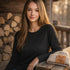 Zenana Cotton Long Sleeve T-Shirt Black