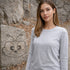 Zenana Cotton Long Sleeve T-Shirt Grey