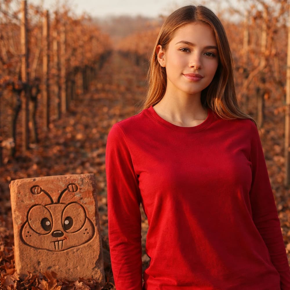 Zenana Cotton Long Sleeve T-Shirt Red