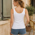 Zenana Cotton Tank Top Back View