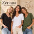 Zenana Cotton boyfriend V-Neck Tee Banner
