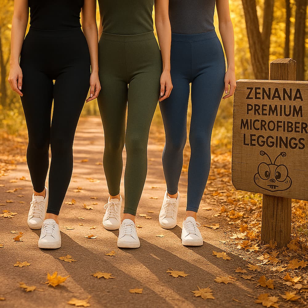 Zenana Microfiber Full Length Leggings