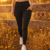 Zenana Pocket Leggings Black