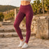 Zenana Premium Cotton Leggings Cabernet
