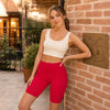 Zenana Premium Cotton Shorts Ruby