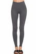 Zenana Premium Microfiber Full Length Leggings Ash Grey