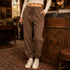 Zenana Sweatpants with Pockets Brown
