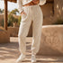 Zenana Sweatpants with Pockets Sand Beige