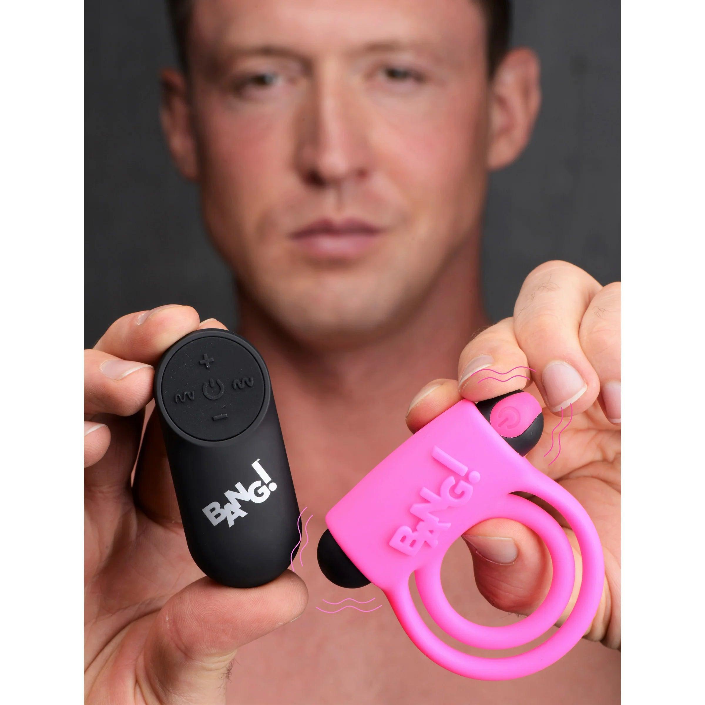 Bang! 28X Remote Control • Vibrating Penis Ring