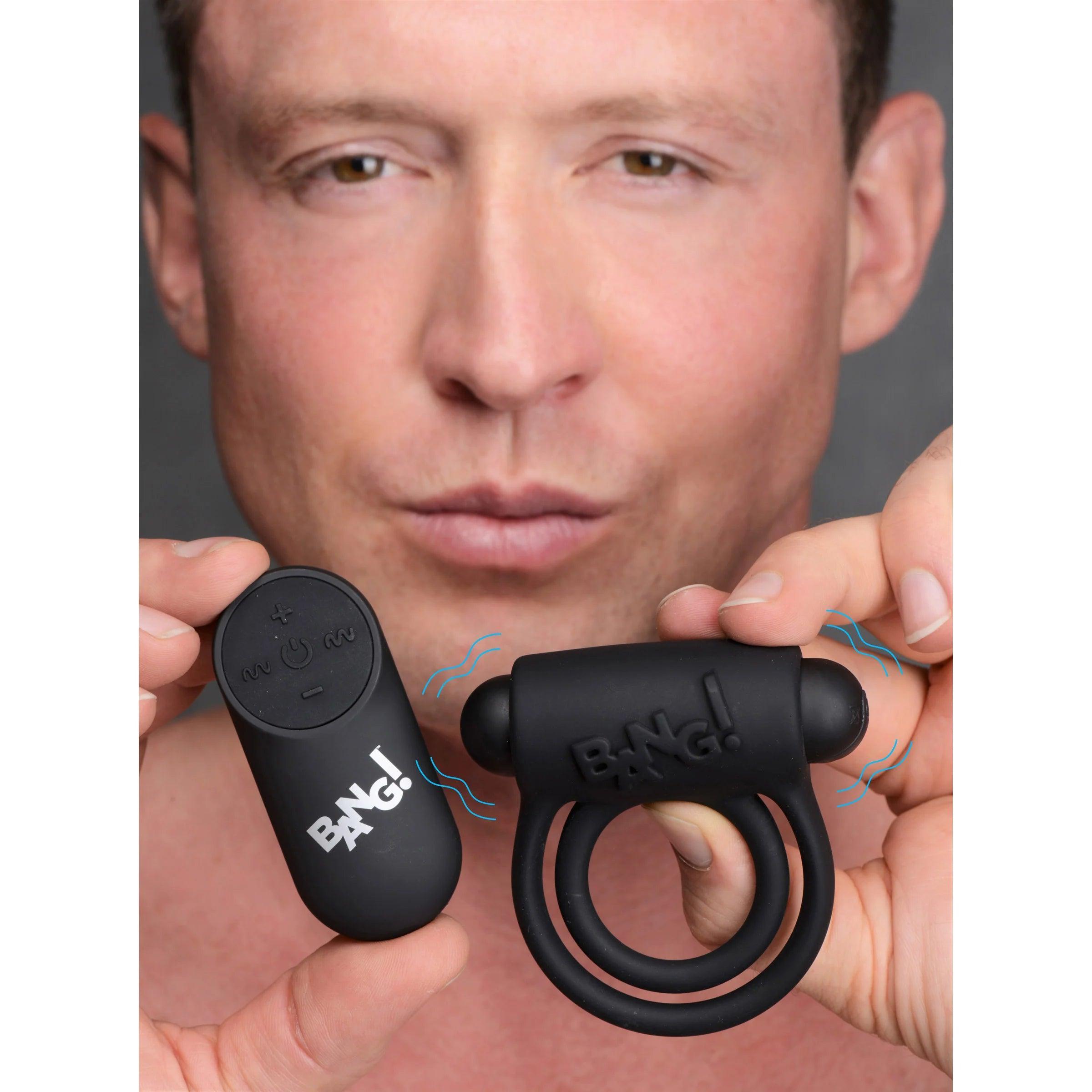 Bang! 28X Remote Control • Vibrating Penis Ring