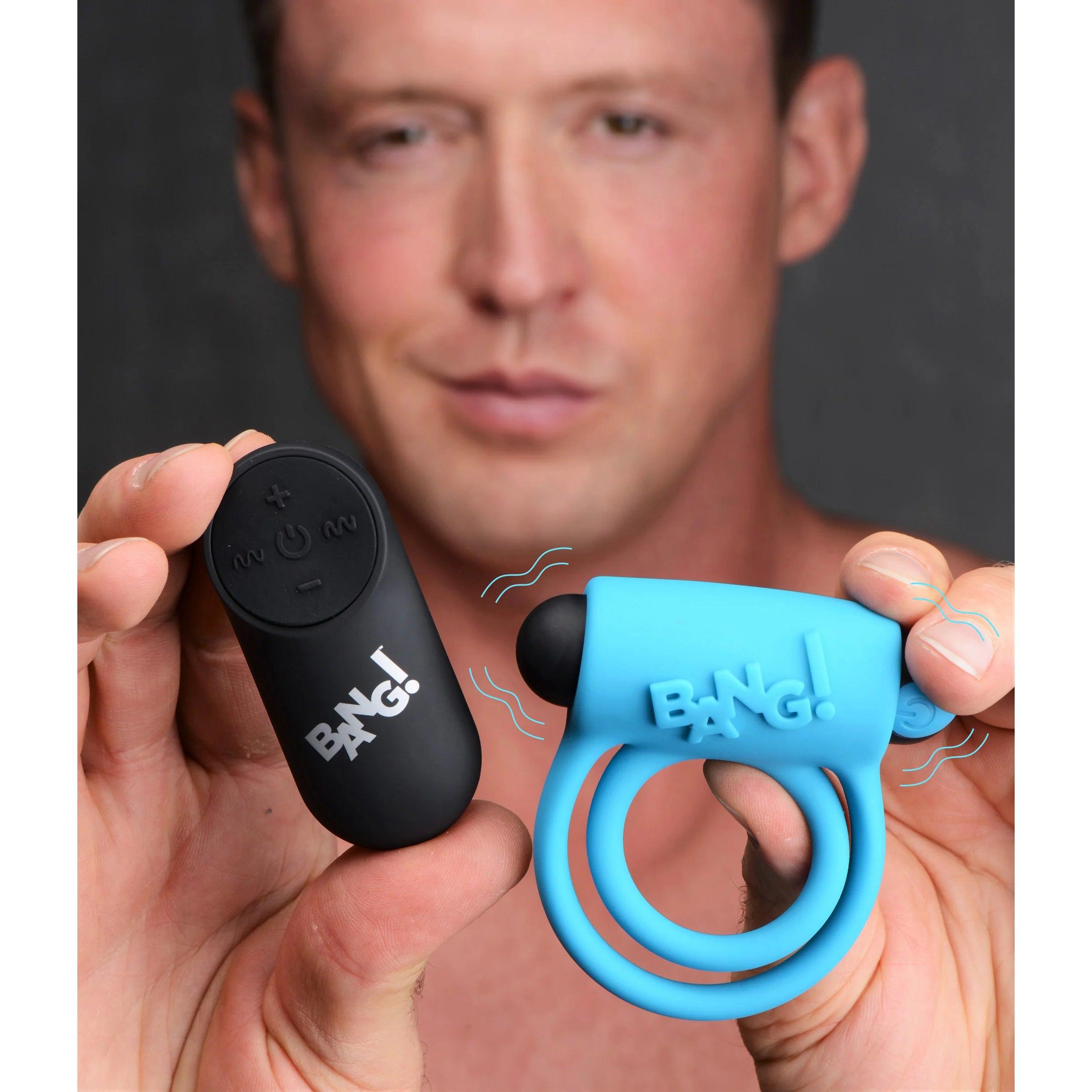 Bang! 28X Remote Control • Vibrating Penis Ring