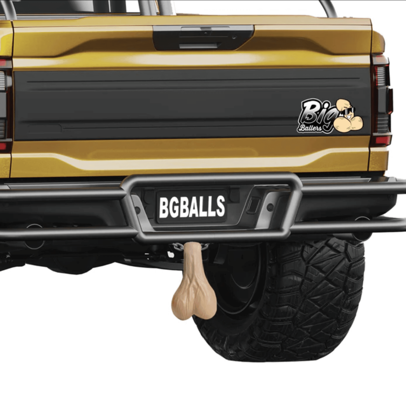 Truck Nuts Large Flesh