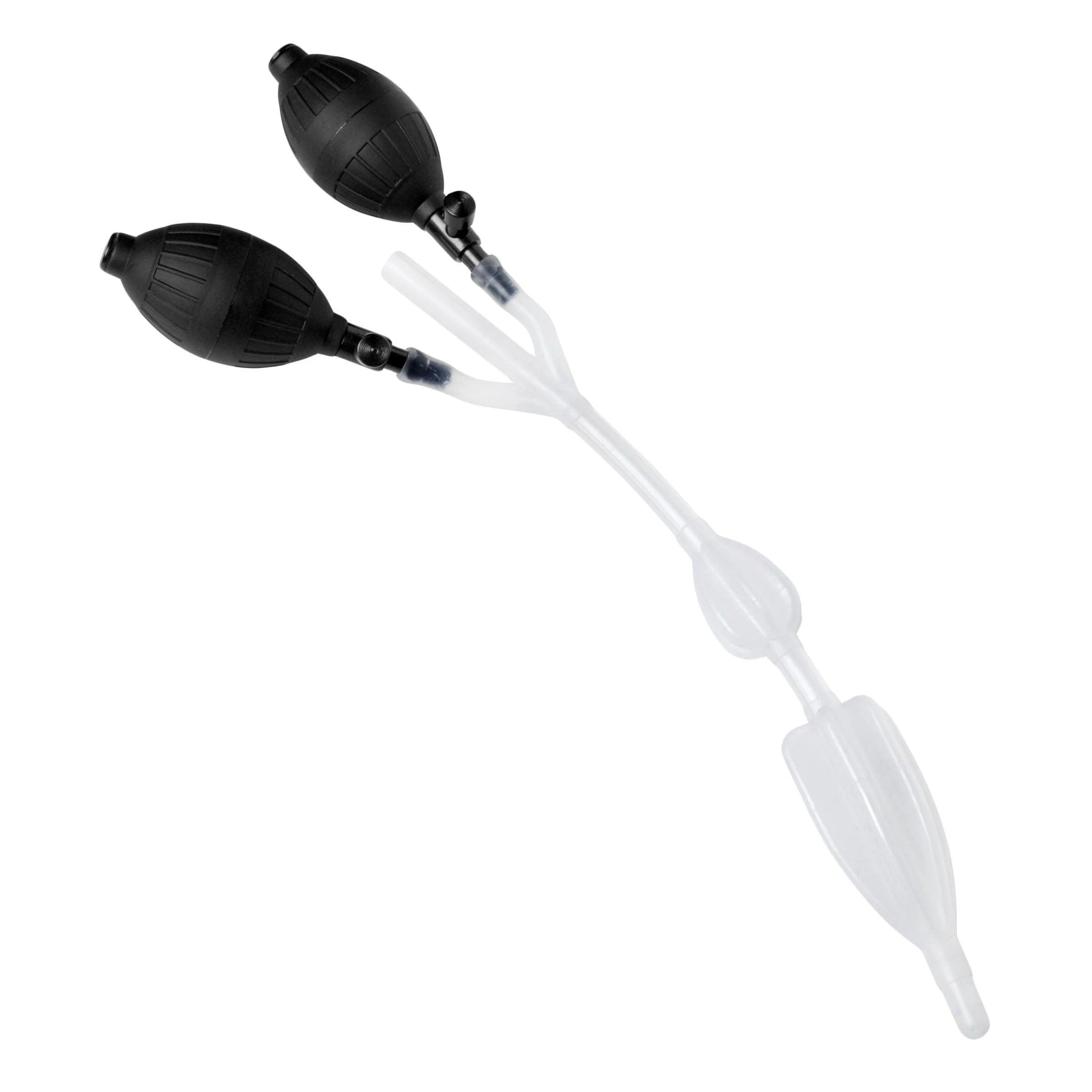 CleanStream Silicone Double Bulb Nozzle Anal Cleansing System