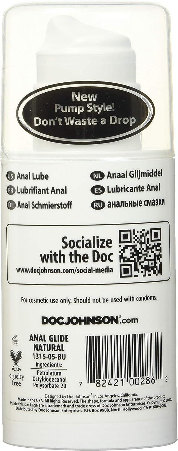 Doc Johnson Natural Anal Glide • Oil Lubricant