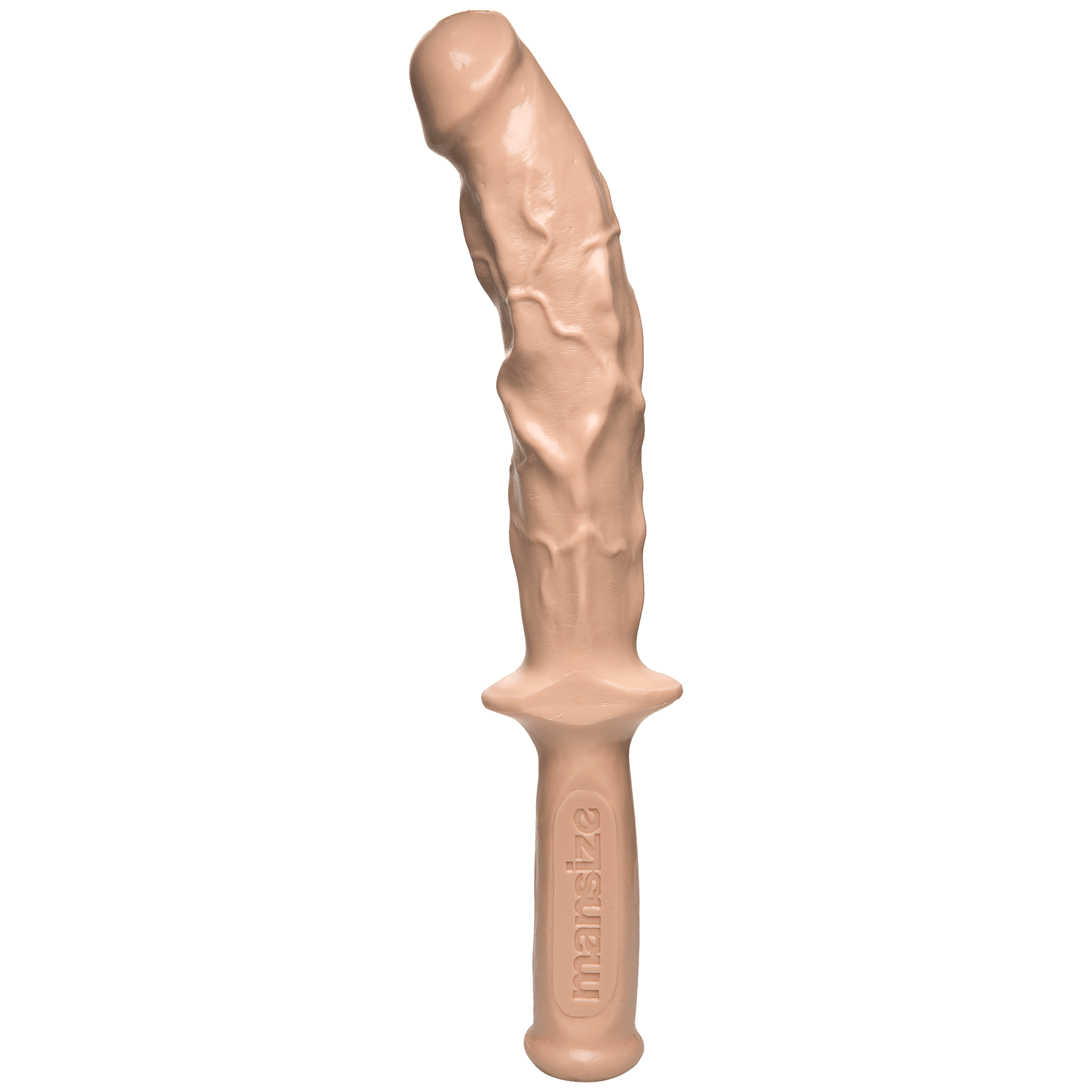 Doc Johnson The Hard Rammer Dildo • Easy-Grip Wand 14.5" - Happibee