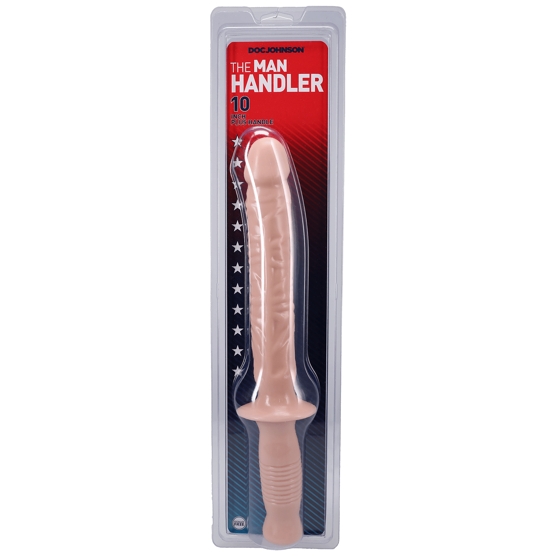 Doc Johnson The ManHandler Dildo • Easy-Grip Wand 14.5" - Happibee