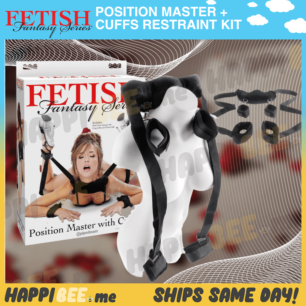 Fetish Fantasy Position Master + Cuffs • Restraint Kit