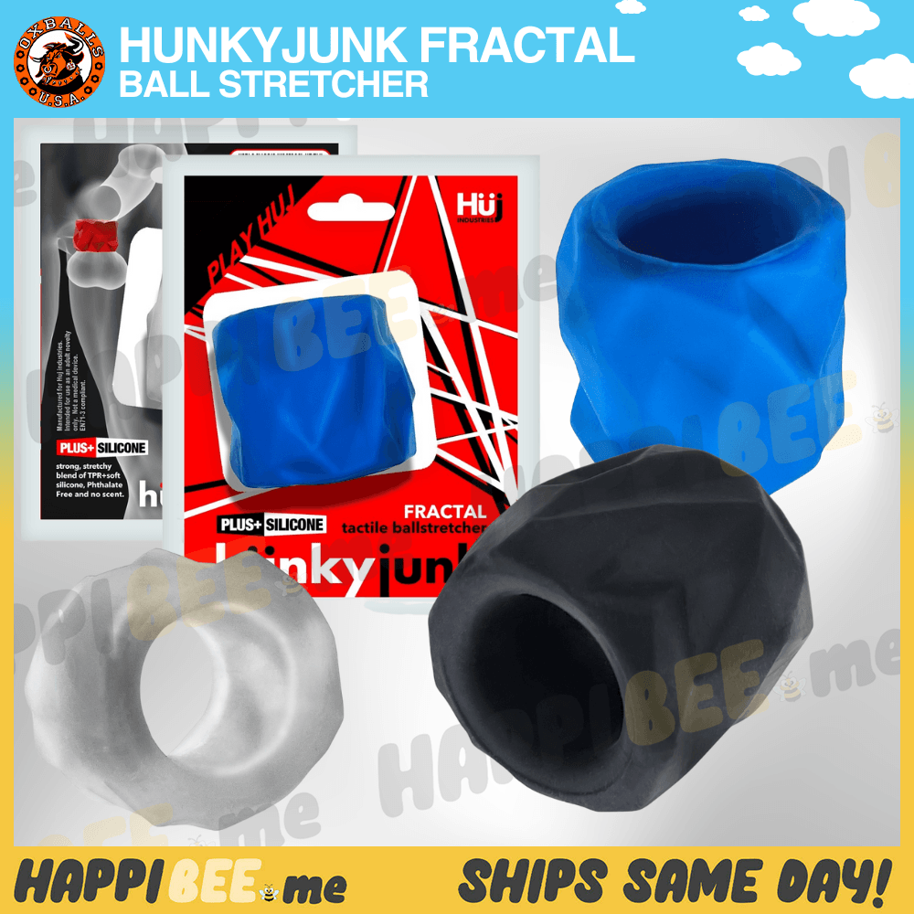 HunkyJunk Fractal • TPR+Silicone Ballstretcher - Happibee