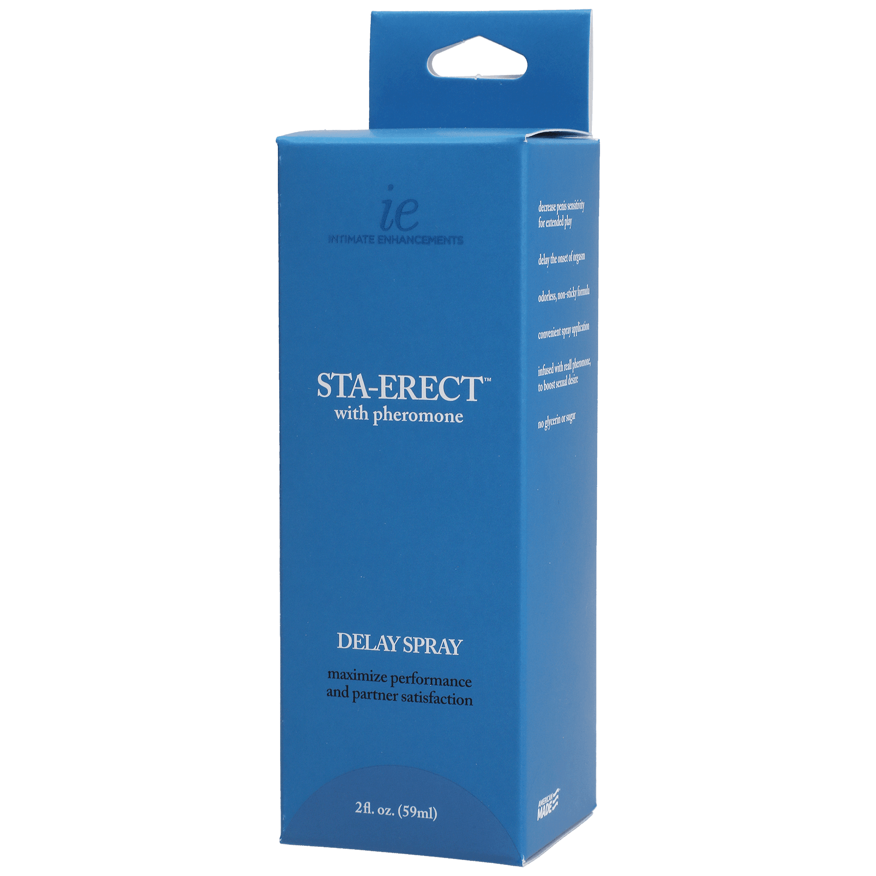 Intimate Enhancements Sta-Erect with Pheromones • Male Desensitizer