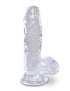 King Cock Clear (+ Balls) • Realistic Dildo