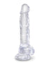 King Cock Clear (+ Balls) • Realistic Dildo