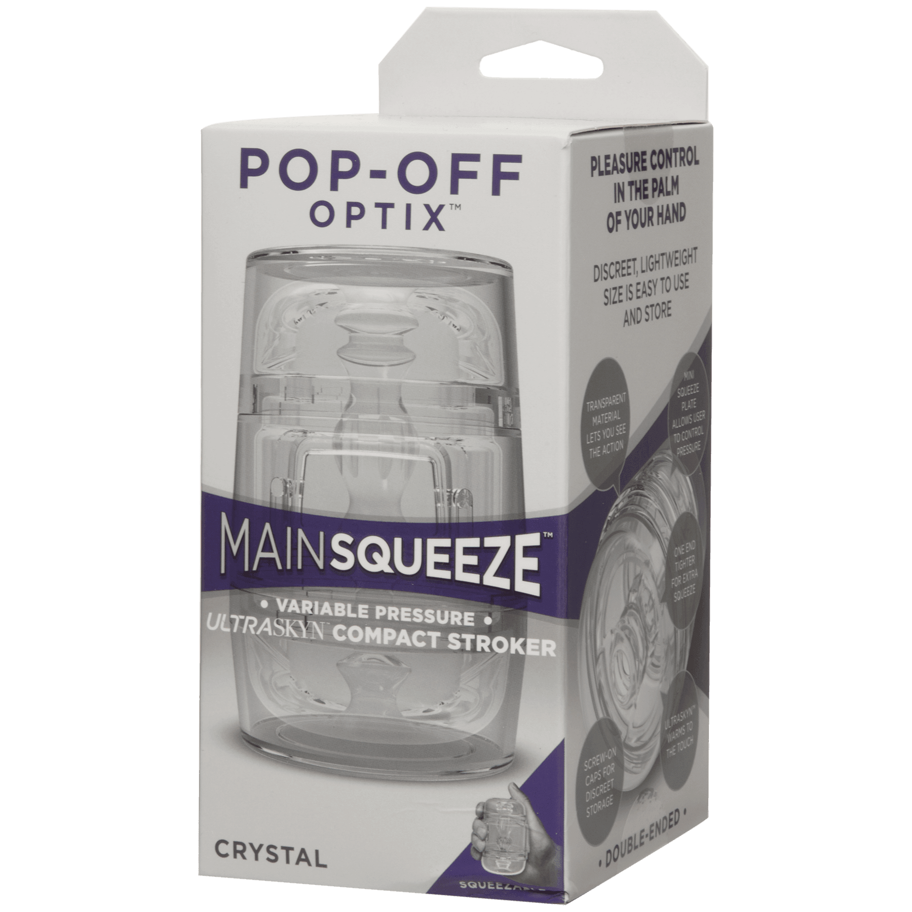 Main Squeeze Pop-Off OPTIX • ULTRASKYN Compact Stroker