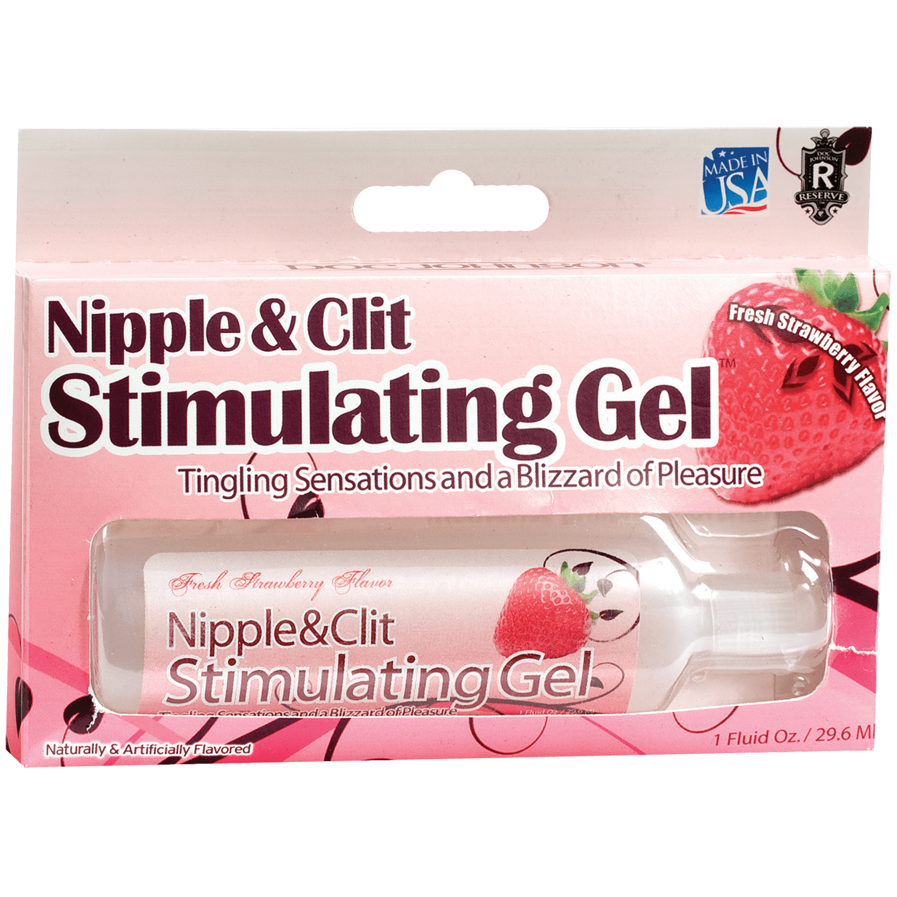 Nipple & Clit Stimulating Gel Strawberry Box