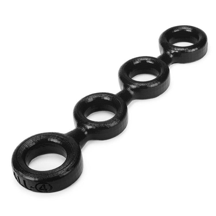 Oxballs 4-Ball • Silicone Ballstretcher + Penis Ring