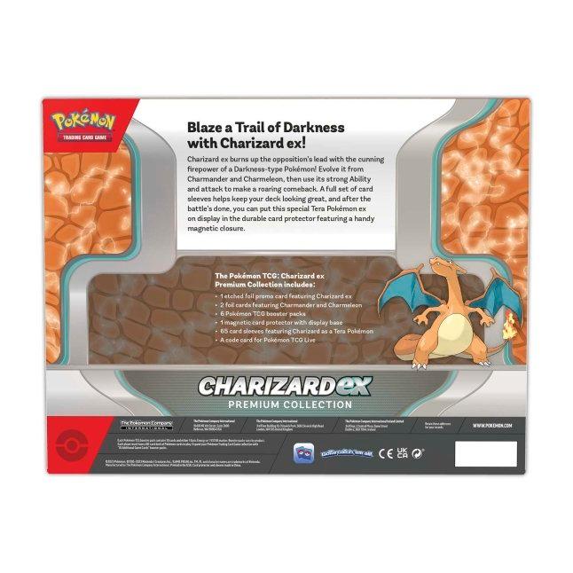 Pokémon TCG - Charizard ex Premium Collection • 6 Booster Packs + 2 Foil Cards