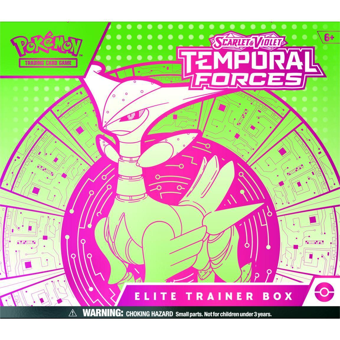 Pokémon TCG - Scarlet & Violet-Temporal Forces Elite Trainer Box • 11 Booster Packs + 2 Foil Cards