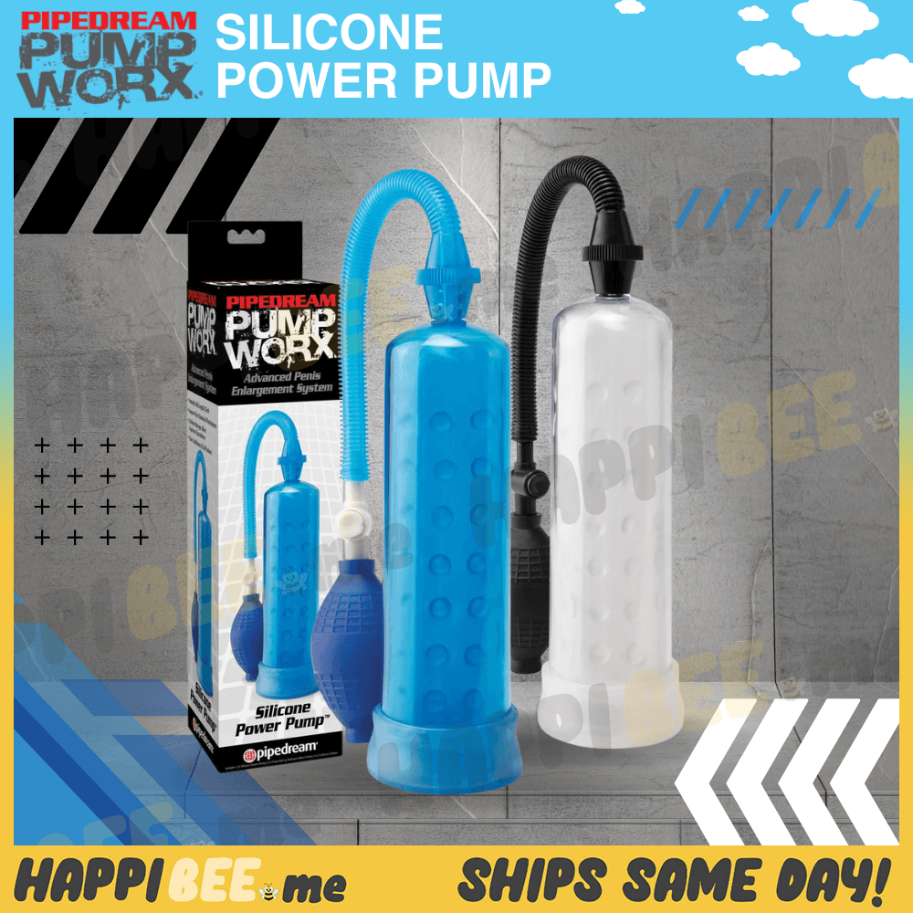 Pump Worx Power Pump (Silicone) • Penis Pump - Happibee