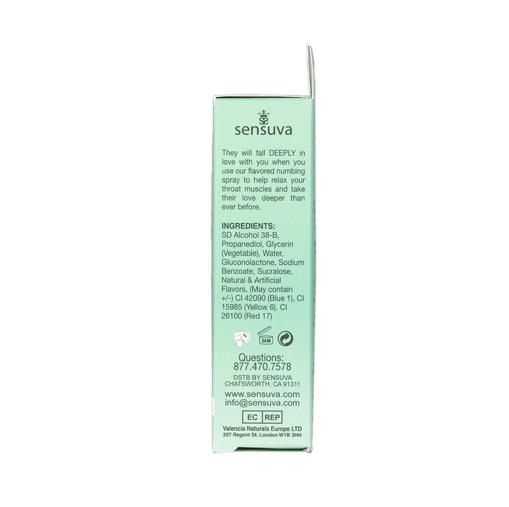 Sensuva Deeply Love You • Oral Numbing Spray - Happibee.com