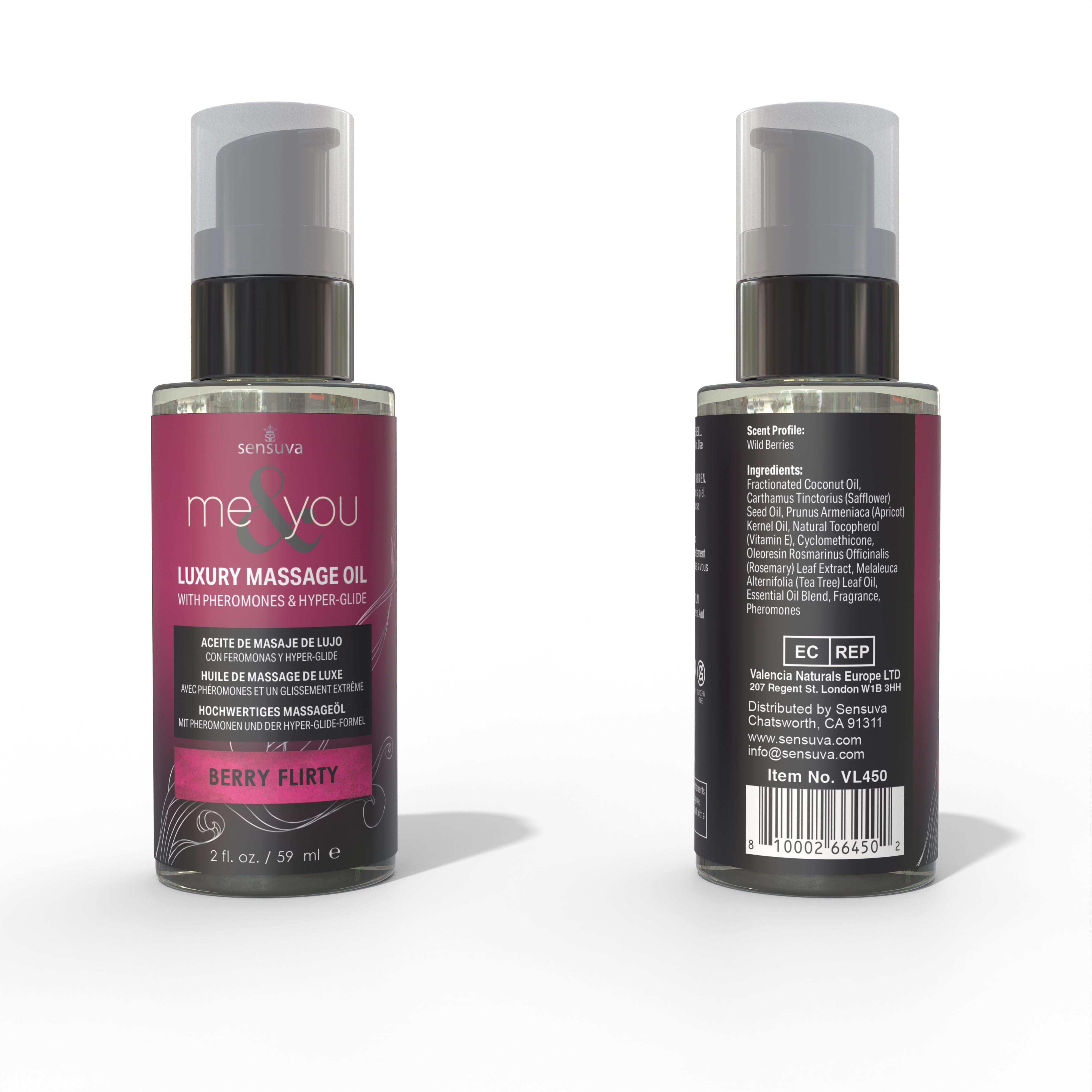 Sensuva Me & You Massage Oil