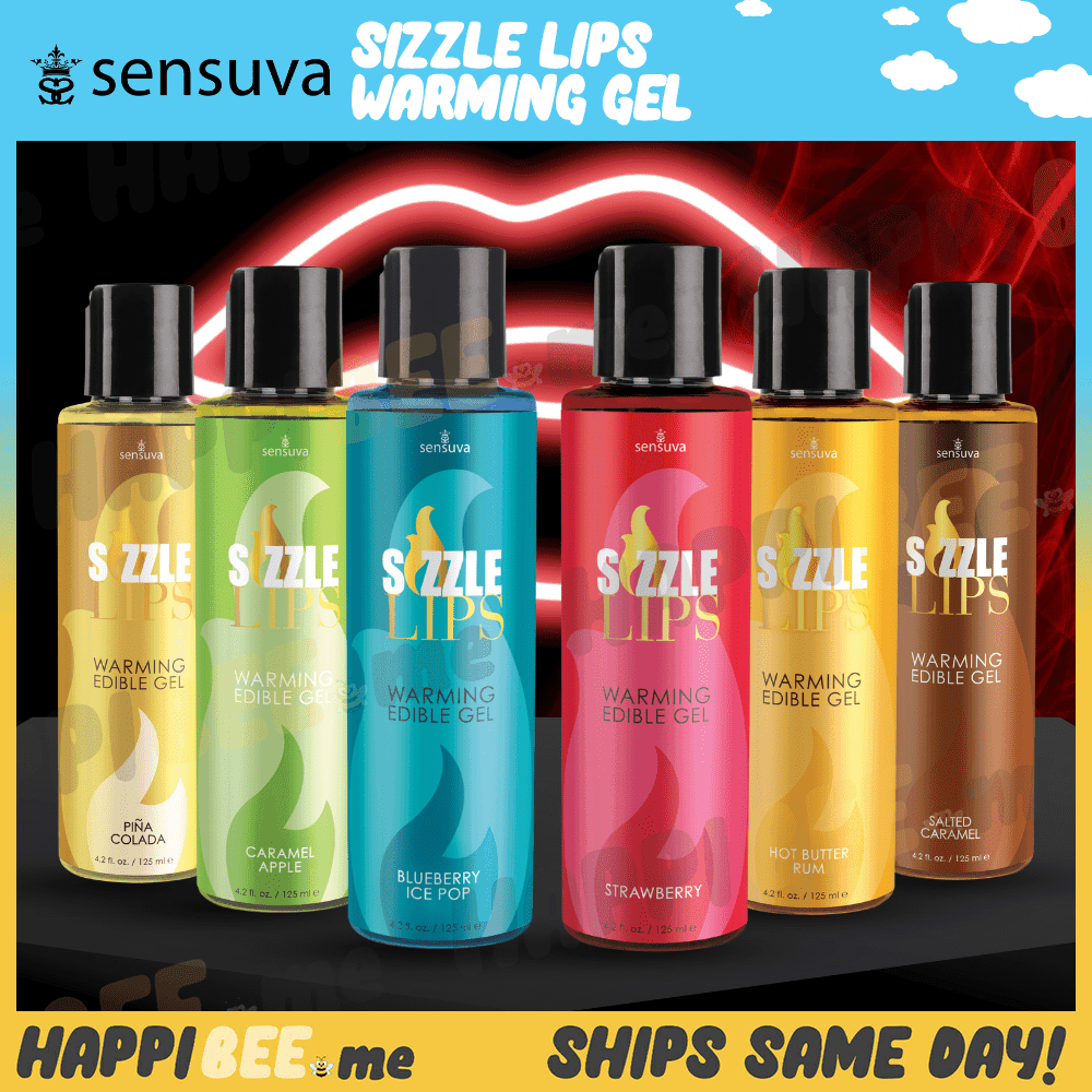 Sensuva Sizzle Lips Warming Gel • Oral Sex Lube