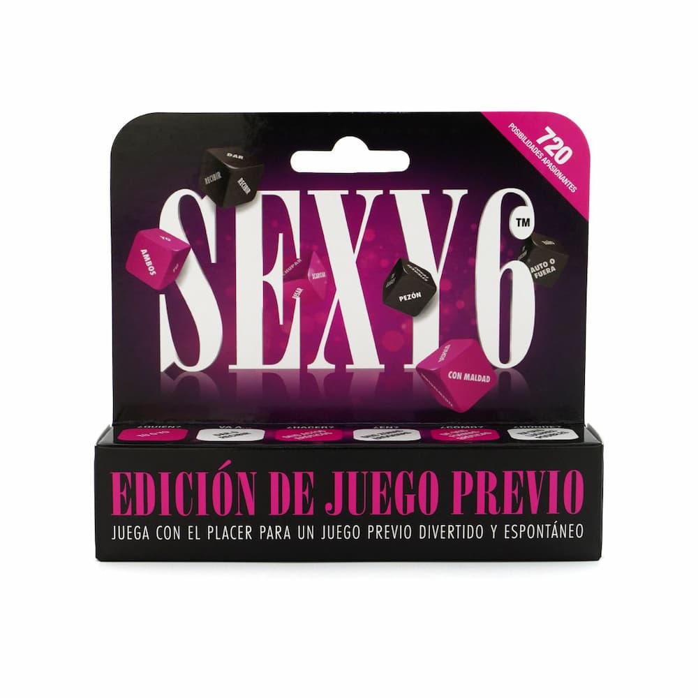 Sexy 6 Dice by Kheper Games, easy couples game for bedroom fun and date nights