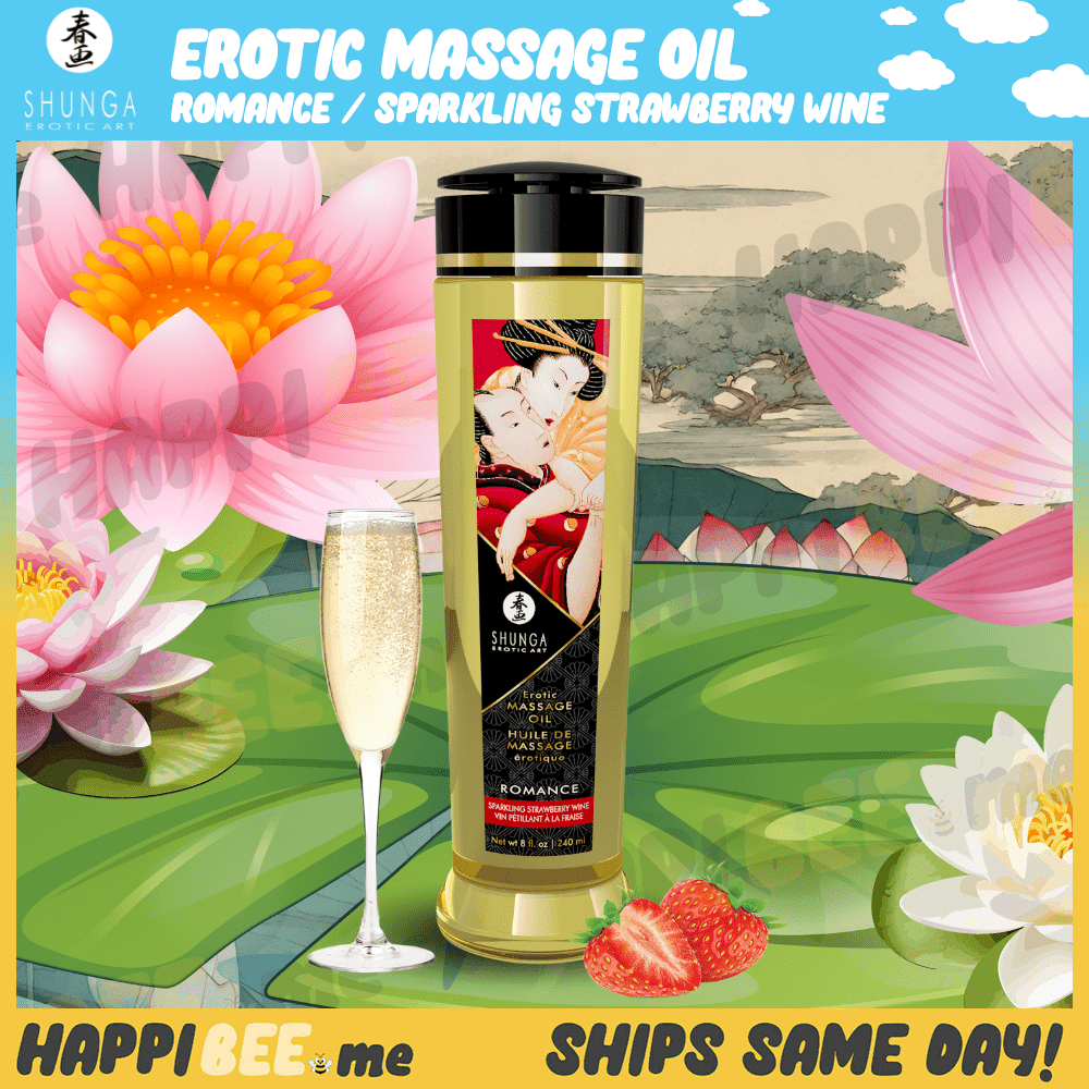 SHUNGA Erotic Massage Oil • Cold Pressed & Vitamin E Infused